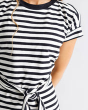 Load image into Gallery viewer, Striped Tie Dress