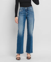 Load image into Gallery viewer, HIGH RISE FULL LENGTH SLIM WIDE JEANS DREAMLAND