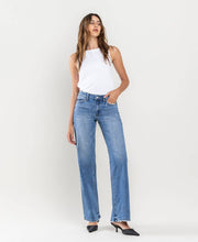 Load image into Gallery viewer, HIGH RISE FULL LENGTH WIDE LEG JEANS ASTONISHING