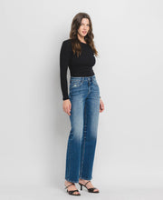 Load image into Gallery viewer, HIGH RISE FULL LENGTH SLIM WIDE JEANS DREAMLAND