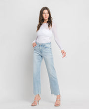 Load image into Gallery viewer, HIGH RISE SLIM WIDE JEANS MERITORIOUS