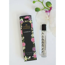 Load image into Gallery viewer, Goddess Roll On Fragrance. It's a fresh alluring fragrance to captivate your senses. Formulated with a unique citrus blend, bergamot, jasmine and other distinctive floral accents along with elements of musk, amber and oud.