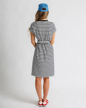 Load image into Gallery viewer, Striped Tie Dress