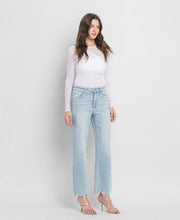 Load image into Gallery viewer, HIGH RISE SLIM WIDE JEANS MERITORIOUS