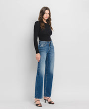 Load image into Gallery viewer, HIGH RISE FULL LENGTH SLIM WIDE JEANS DREAMLAND