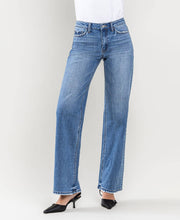 Load image into Gallery viewer, HIGH RISE FULL LENGTH WIDE LEG JEANS ASTONISHING