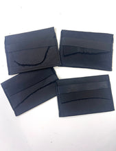 Load image into Gallery viewer, Upcycled Leather Clutch Wallet - Black Soft Pebble