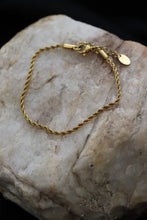 Load image into Gallery viewer, Gold Rope Bracelet – 18K Gold Plated Stainless Steel