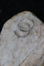 Load image into Gallery viewer, Edge Hoops Earrings - Water Proof (Silver and Gold)