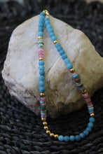 Load image into Gallery viewer, Aqua Gemstone Necklace