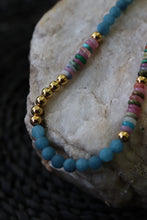 Load image into Gallery viewer, Aqua Gemstone Necklace