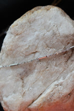 Load image into Gallery viewer, Silver Satellite Bar Necklace - Waterproof Everyday Piece