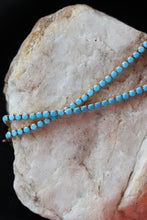 Load image into Gallery viewer, Piper Turquoise Tennis Necklace - Stainless Steel - Waterproof