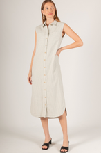 Load image into Gallery viewer, Twill Sleeveless Dress