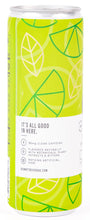 Load image into Gallery viewer, Ginger Lime Caffeinated Sparkling Water.