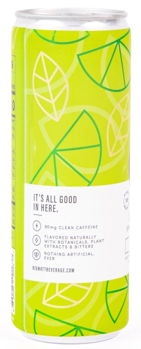 Ginger Lime Caffeinated Sparkling Water – cedarandcypress