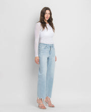 Load image into Gallery viewer, HIGH RISE SLIM WIDE JEANS MERITORIOUS