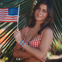Load image into Gallery viewer, "Free" Patriotic Hair Tie Bracelets: Medium