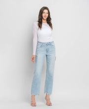 Load image into Gallery viewer, HIGH RISE SLIM WIDE JEANS MERITORIOUS