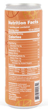 Load image into Gallery viewer, Nutrition Facts of the Grapefruit Caffeinated Sparkling Water.