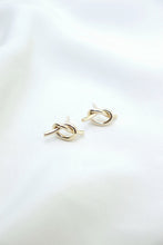Load image into Gallery viewer, All Tied Up Earrings in gold.