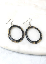 Load image into Gallery viewer, Horn Hoop Earrings