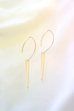 Load image into Gallery viewer, Spike Earrings | Waterproof 18K Gold Plated Stainless Steel Dangle Earrings | Hypoallergenic Statement Jewelry
