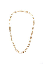 Load image into Gallery viewer, Paperclip Necklace - Gold Chain Necklace.