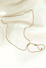 Load image into Gallery viewer, 3 in 1 necklace in gold. 18K gold plated - adjustable clasp.