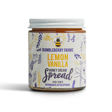 Load image into Gallery viewer, Lemon Vanilla Honey Cream Spread