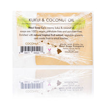 Load image into Gallery viewer, Coconut Bar Soap with Kukui &amp; Coconut Oil 6oz

