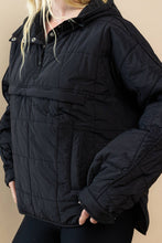 Load image into Gallery viewer, Black Quilted Jacket

