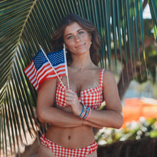 Load image into Gallery viewer, "Free" Patriotic Hair Tie Bracelets: Medium
