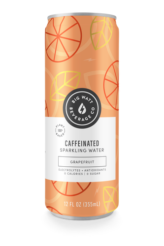 Grapefruit Caffeinated Sparkling Water.