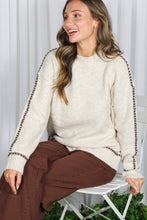 Load image into Gallery viewer, Cozy Oatmeal Knitted Sweater
