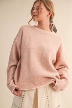 Load image into Gallery viewer, CONTRAST KNIT SCALLOPED EDGE SWEATER MSW11114: Olive / S
