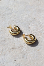 Load image into Gallery viewer, Mini Audrey Hoop Earrings - Gold

