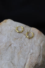 Load image into Gallery viewer, 2 X Mini Mara Hoops - Gold - Stainless Steel - Water Proof
