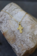 Load image into Gallery viewer, Dainty Gold Cross Necklace
