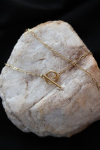 Load image into Gallery viewer, Gold Chain Toggle Necklace - Stainless Steel - Waterproof
