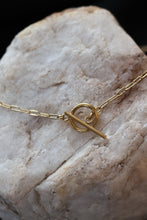 Load image into Gallery viewer, Gold Chain Toggle Necklace - Stainless Steel - Waterproof
