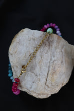 Load image into Gallery viewer, Rio Multicolor Gemstone Beaded Necklace | Colorful Jade Bead Necklace | Layering Necklace for Women
