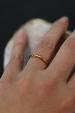 Load image into Gallery viewer, Dainty Wave Ring - Gold (Size options) Water Proof
