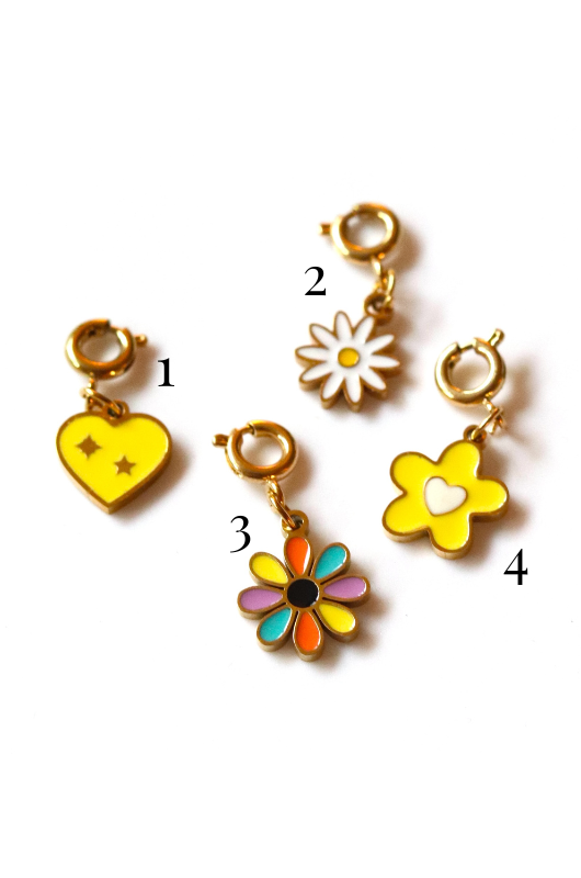 Charms for DIY Charm Necklace-Stainless Steel, Gold Plated 13