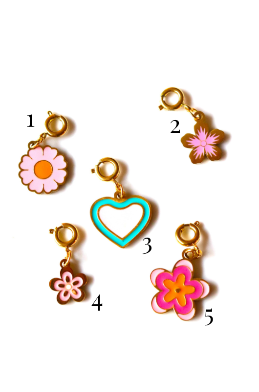 Charms for DIY Charm Necklace-Stainless Steel, Gold Plated 1