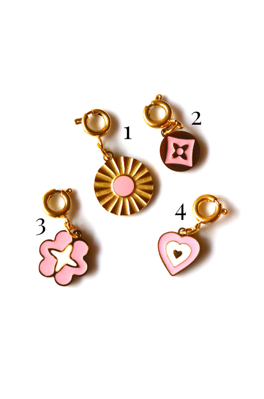 Charms for DIY Charm Necklace-Stainless Steel, Gold Plated 5