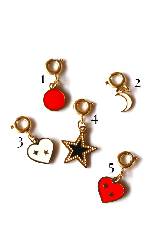 Charms for DIY Charm Necklace-Stainless Steel, Gold Plated 6