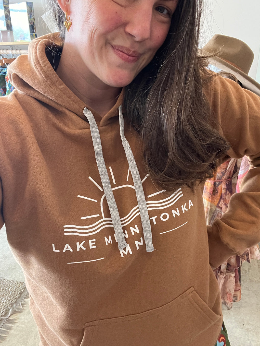 Lake Minnetonka Hoodie - Camel