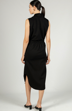Load image into Gallery viewer, Black Cowl Neck Sleeveless Top

