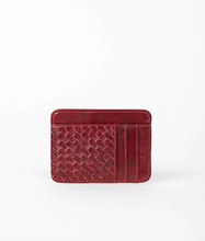Load image into Gallery viewer, RFID Leather Wallet - Cranberry
